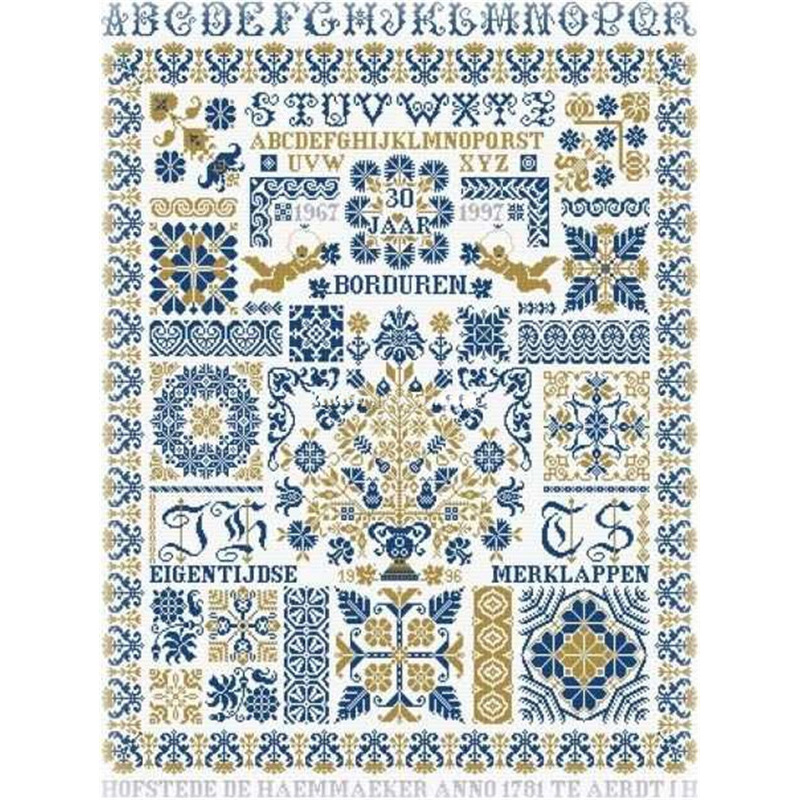 Embroidery Tas - 873 طقم تطريز بالخيوط المتقاطعة للأعمال