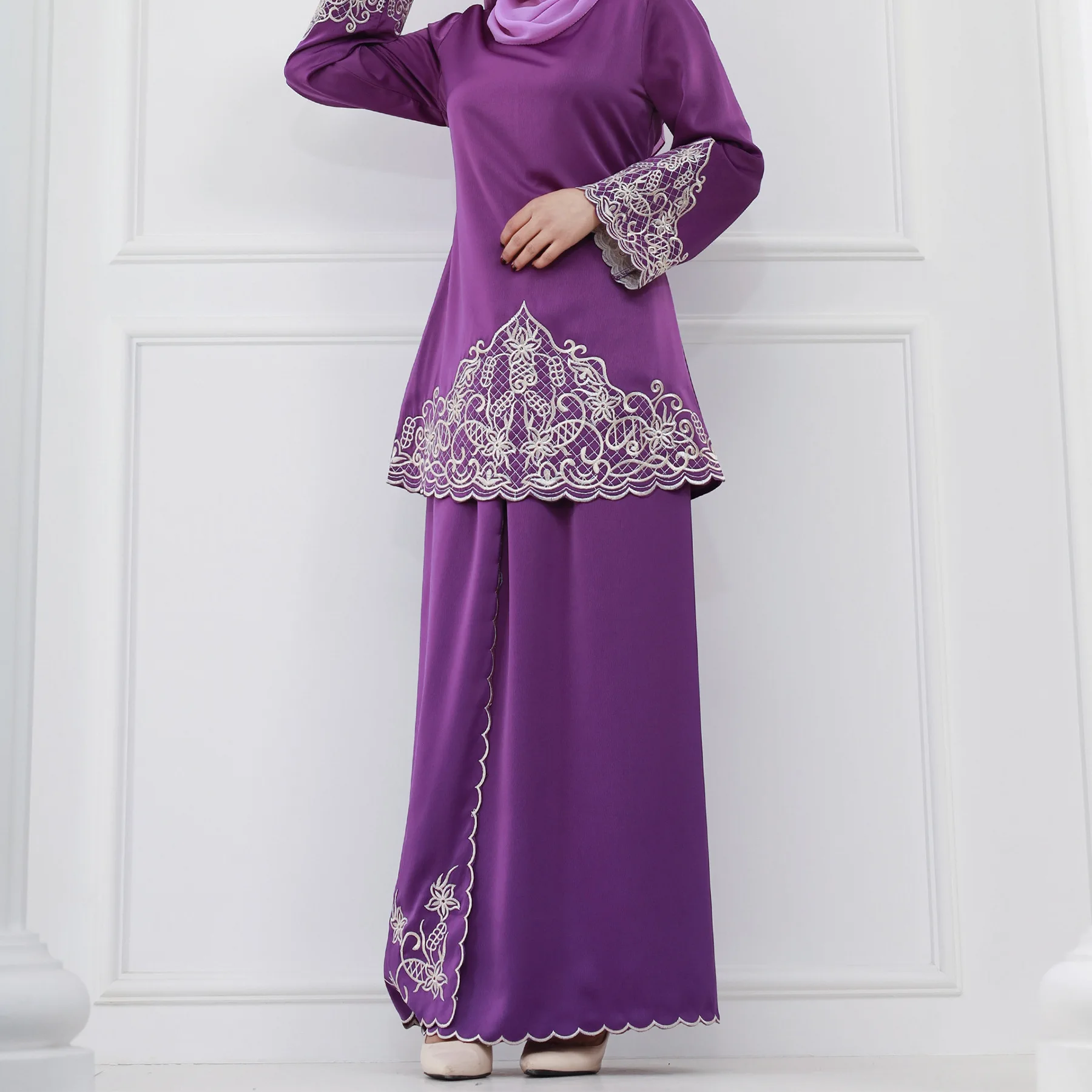 Embroidery Baju - أطقم نسائية إسلامية تركية لرمضان، بلوزات