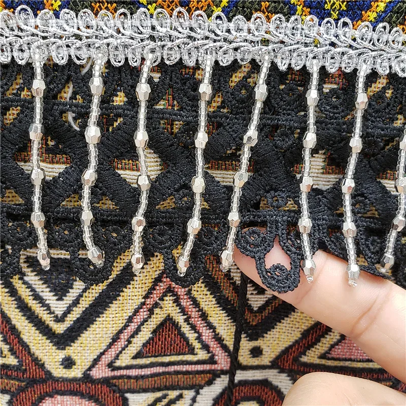 التطريز شرابة الدنيم سترة معطف - مراجعة Embroidery Jeans وسعره