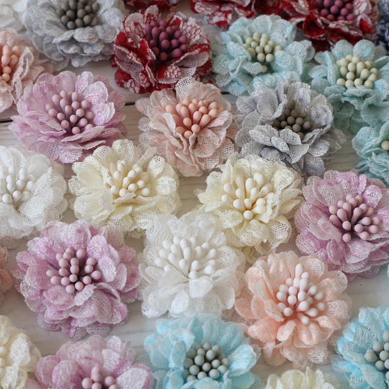 10 قطعة 3 سنتيمتر اليدوية الصغ - مراجعة Embroidery Daisy Flower وسعره