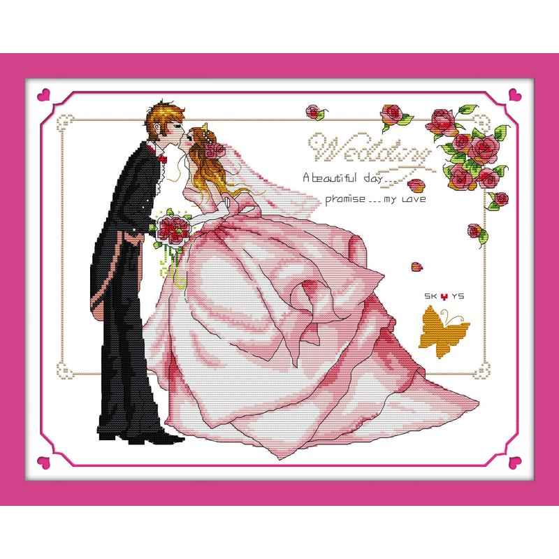 سلسلة الزفاف عد عبر الابره 11C - مراجعة Embroidery Tas وسعره