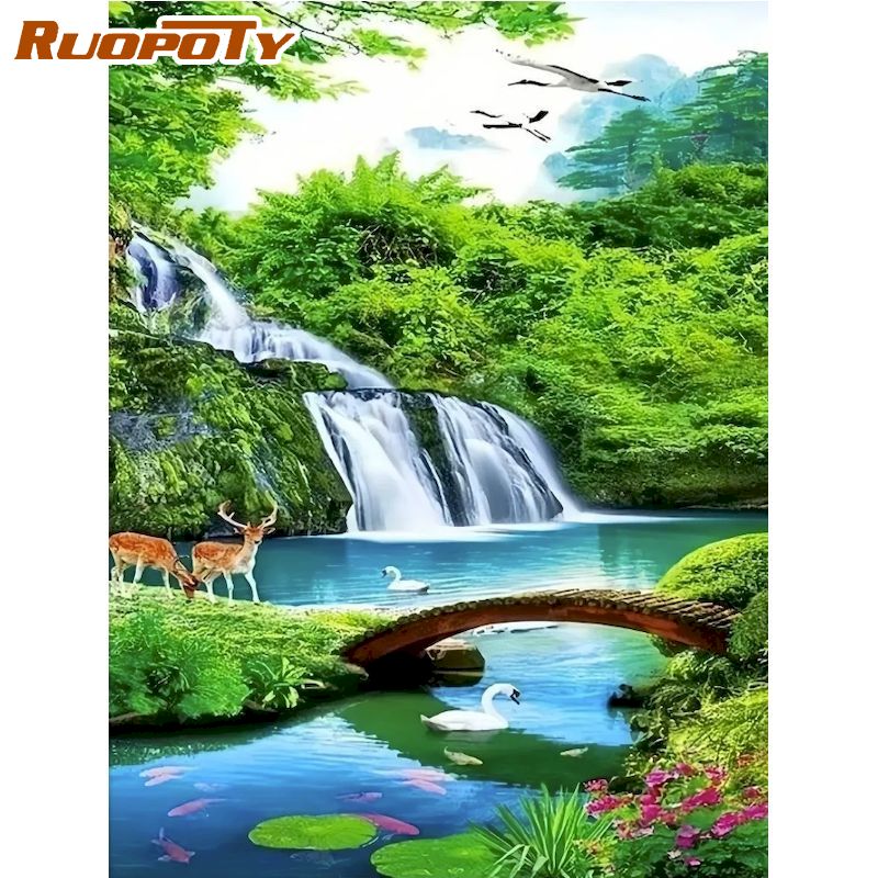 مجموعات رسم بالألماس من RUOPOT - مراجعة Embroidery Ideas For Bags وسعره